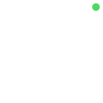 dessin flèche blanche point vert