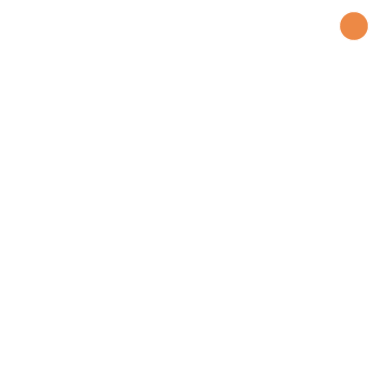 dessin flèche blanche point orange