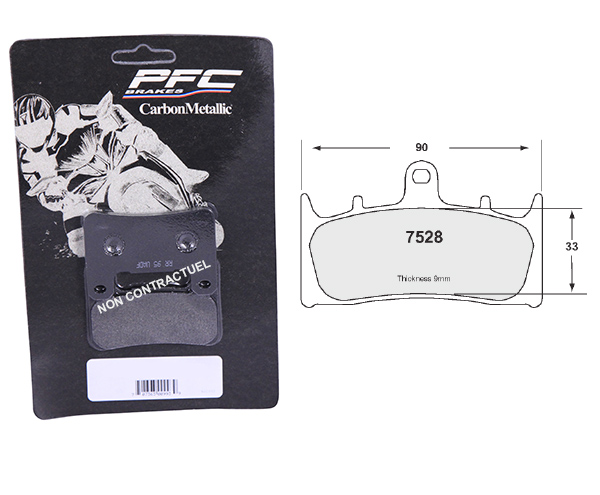 Plaquette de frein type 95 : utilisation circuit et route