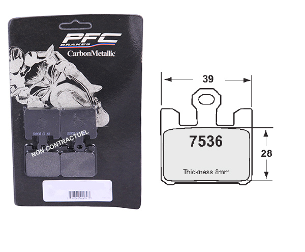 Plaquette de frein type 95 : utilisation circuit et route