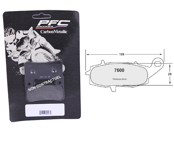 Plaquette de frein type 95 : utilisation circuit et route