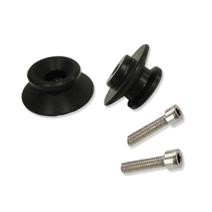 PIONS DE BEQUILLE DIAM 6 mm NYLON NOIR